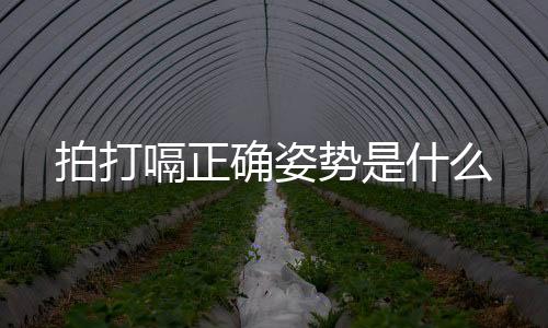 拍打嗝正确姿势是什么